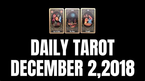 Daily Tarot Reading For December Magnetic Tarot YouTube