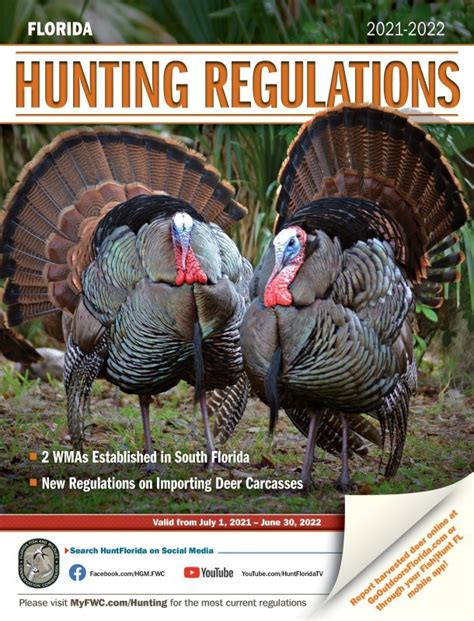 2021 2022 Florida Hunting Regulations Available Now
