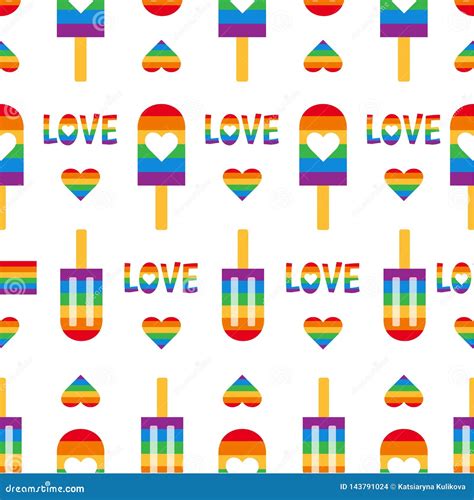 gay pride seamless pattern lgbt vector background stock vector illustration of multicolor