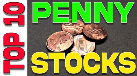Top 10 Penny Stocks Of 2020 Youtube