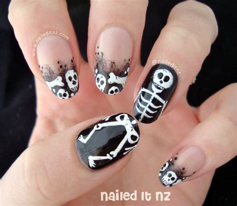 30 Scary Zombie Nail Art To Try On This Halloween