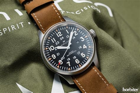Founded in 1892, we combine our american heritage with swiss precision. Hamilton Khaki Field Mechanical 50mm - Horbiter®