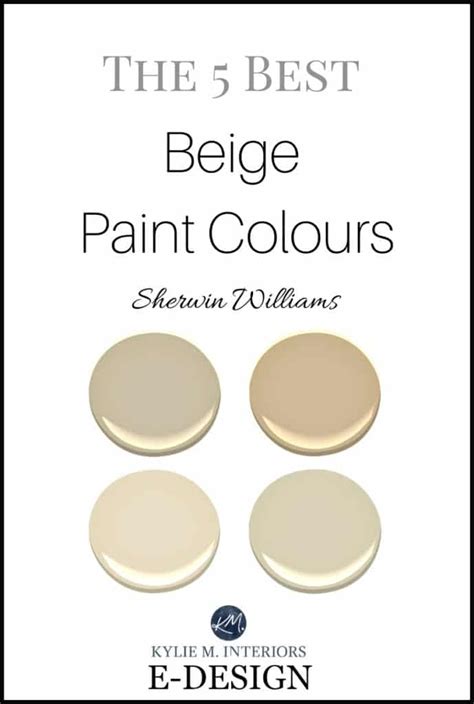 Sherwin Williams The 5 Best Neutral Beige Paint Colours