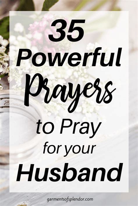 35 Powerful Prayers For My Husband With Free Printable Artofit