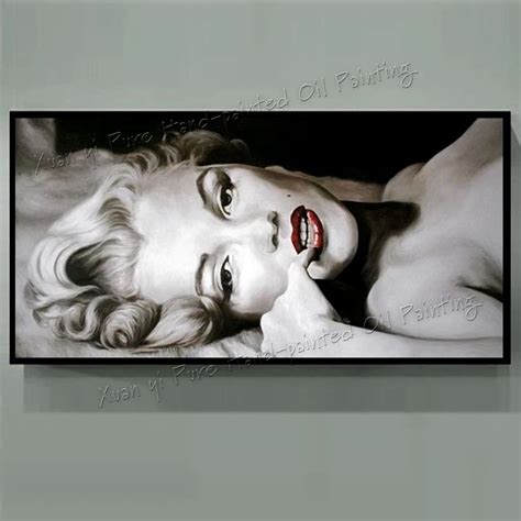 100 Handpainted High Quality Modern Wall Art Abstract Marilyn Monroe Decoration Home Decor Wall