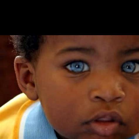 African American Baby With Natural Blue Eyes Real Or Fake Beautiful