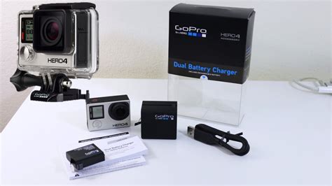 gopro hero4 dual battery charger unboxing first look and review youtube
