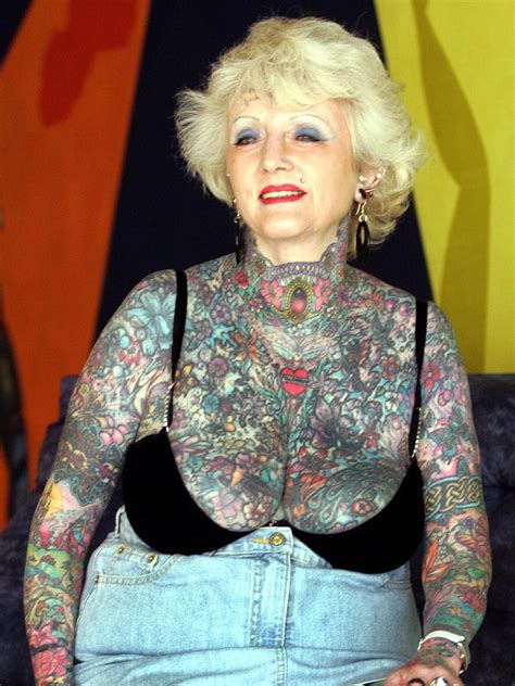 Isobel Varley Worlds Most Tattooed Female Senior Citizen Dies Aged 77