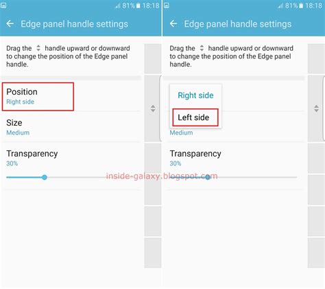 Inside Galaxy Samsung Galaxy S7 Edge How To Change Edge Panel