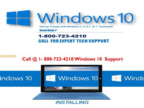 Microsoft Windows 10 Technical Support Number 1 800 723 4210 By Windows