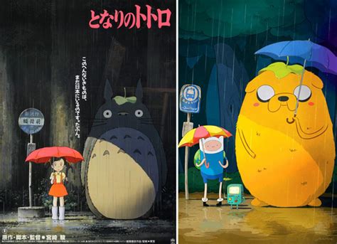I Love Comic Covers Homage My Neighbor Totoro Adventure Time 10