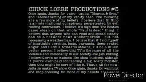 Chuck Lorre Productions Warner Bros Television Youtube