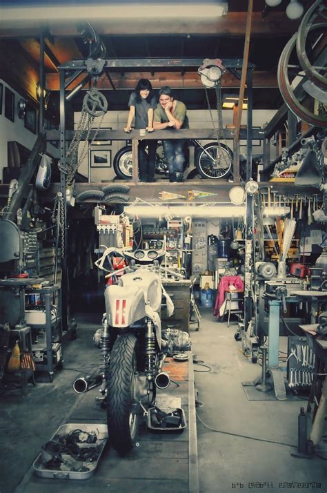 The Shop Motorcycle Workshop Motorcycle Shop Motorcycle Garage Biker