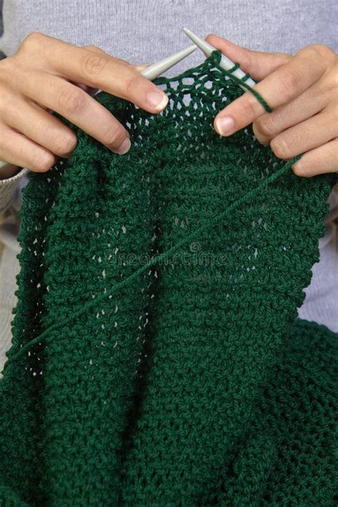 Woman Knitting Clothes Stock Photo Image Of Wool Natural 34803972