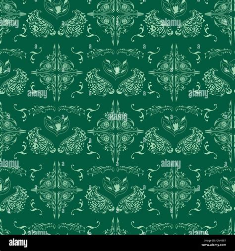 Green Islamic Pattern Stock Vector Image And Art Alamy