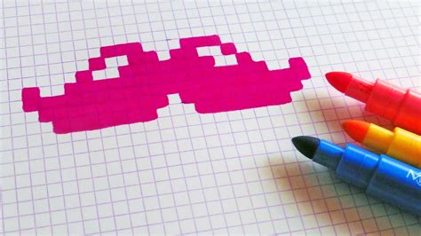 Handmade Pixel Art How To Draw Pixelart Youtube