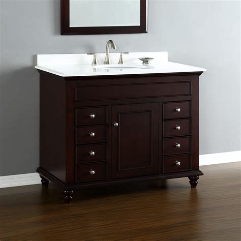 Buy products such as design element mason 30 single sink bathroom vanity at walmart and save. Mayfield 42" Center Sink Vanity | Mission Hills Furniture