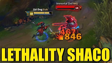 Lethality Shaco 40 Oneshots In 1 Game League Of Legends Youtube