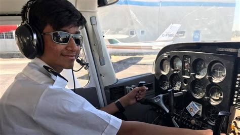 14 Year Old Indian Boy In Uae Is Youngest Pilot To Fly Single Engine