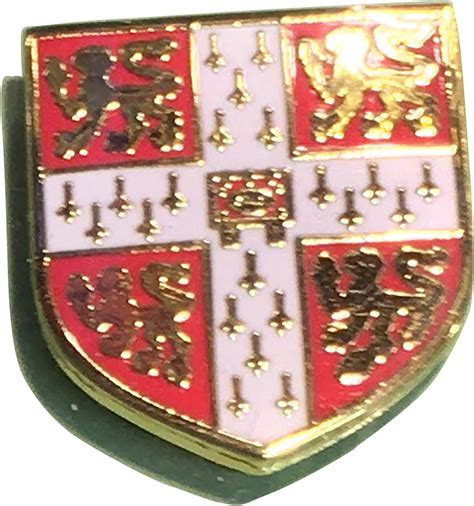 Cambridge University Lapel Pin With Color Crest Official Licenced