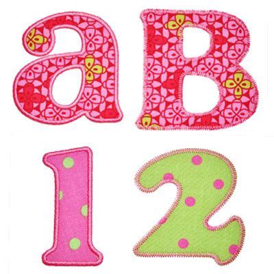 The english alphabet consists of 26 letters: Here is a list of my applique alphabets and numbers ...