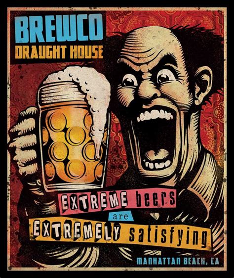Brewco Extreme Beers Poster Arte De Cerveja Posters Vintage Logos