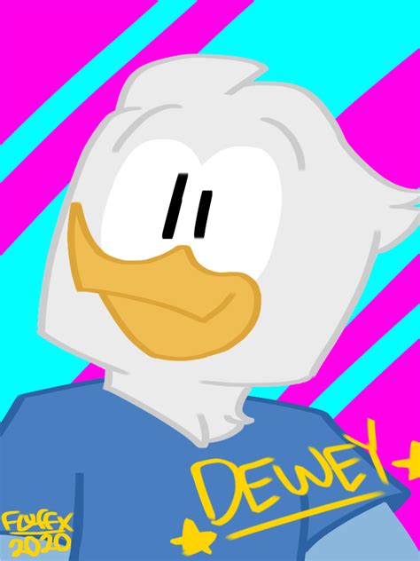 Drawing Of Dewey Duck Rducktales