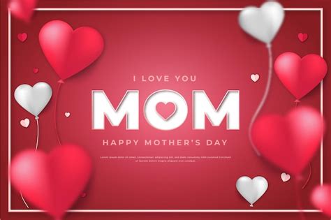 Premium Vector Mothers Day Greeting Template