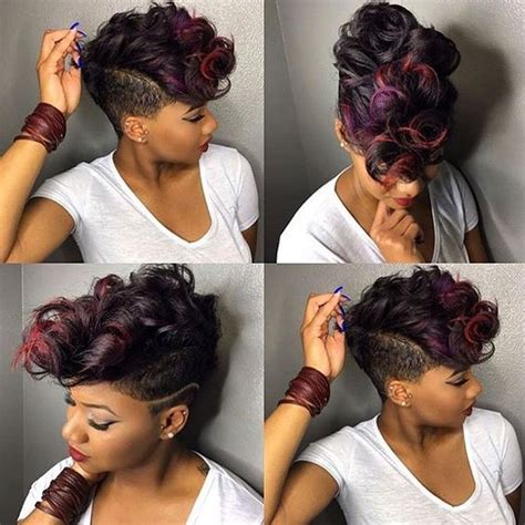 Although women often experiment with various colors, classic black mohawk remains the most popular one. 20 Badass Mohawk Hairstyles for Black Women