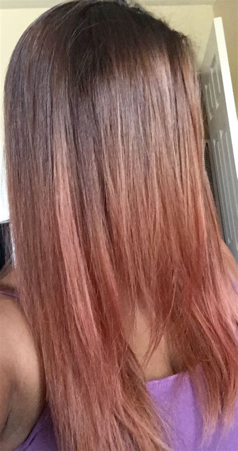 Maybe you would like to learn more about one of these? Soft, subtle Rose gold hair color for Brown, olive, tan skin! | Hair | Pinterest | Olives ...