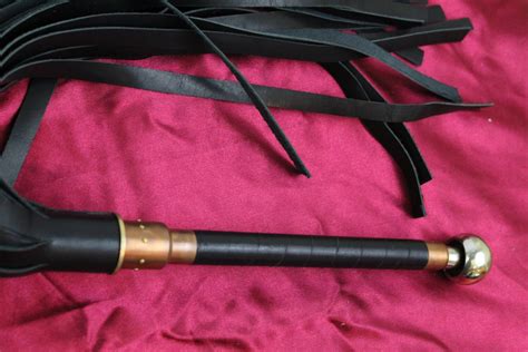 copper brass and leather flogger etsy denmark