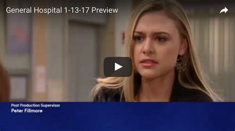 WATCH: 'General Hospital' Preview Video Friday, January 13 - Soap Opera Spy