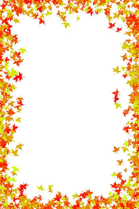 Fall Border Autumn Clip Art Borders Clipart For You Image  Clipartix