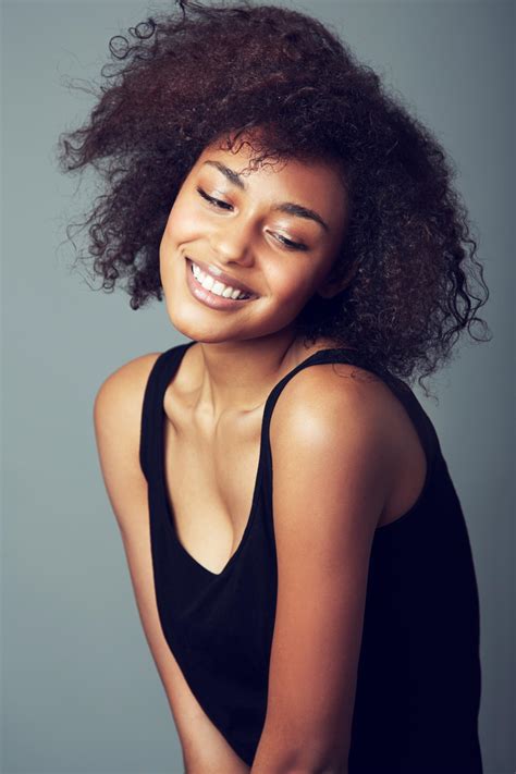 Huge collection, amazing choice, 100+ million high quality pretty birthday girl with brown hair in little black dress posing, smiling and holding a bouquet of red roses beauty and hair treatment industry fashion haircut. Coily, Curly, Wavy? Find Out Your Natural Curl Pattern ...
