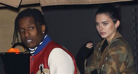 kendall jenner and a ap rocky grab dinner on during night out together asap rocky kendall