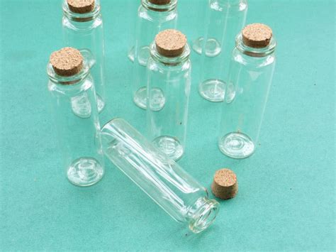 20pcs 22x70mm Empty Glass Vials Glass Bottles Mini Glass Etsy