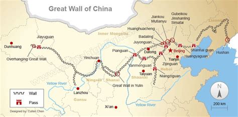26 Great Wall Of China Maps All You Need Is Here