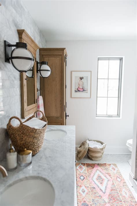 Modern Boho Bathroom Renovation Reveal The Leslie Style Boho