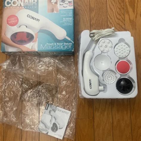 Vintage Conair Touch N Tone Massager Vibratorand Heat Box Hm 12rr Deluxe New 75 00 Picclick