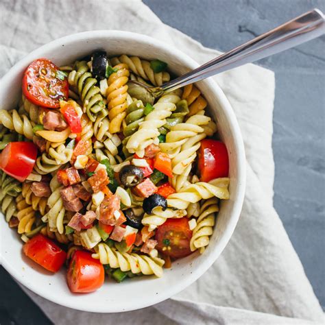 Insanely Good Pasta Salad With Italian Dressing Savory Tooth