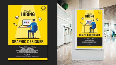 Don't scupper your chances by going behind the recruiters it could potentially turn the job poster off if the person sees that you've tried to skip him for a superior in the organization. We Hiring Poster Design | Poster Design | Flayer Design ...