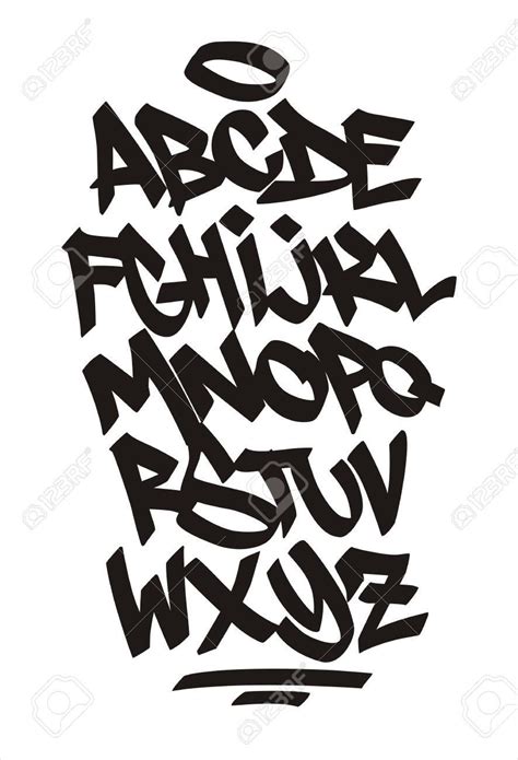 Vector Graffiti Font Handwritten Free Graffiti Fonts Graffiti