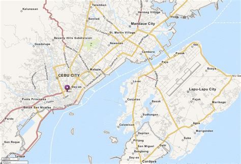 Cebu Map And Cebu Satellite Image