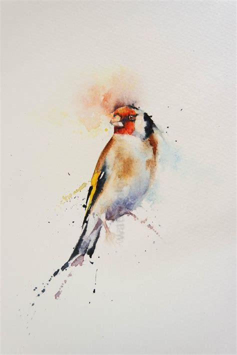Goldfinch Watercolours By Rachel Loose Watercolor