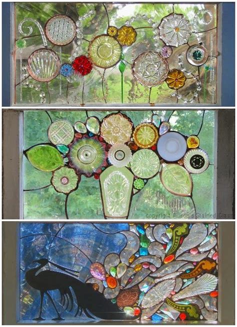 Scrap And Broken Glass Re Purposed Incredible Stained Glass Art Mosaic Stained Stained