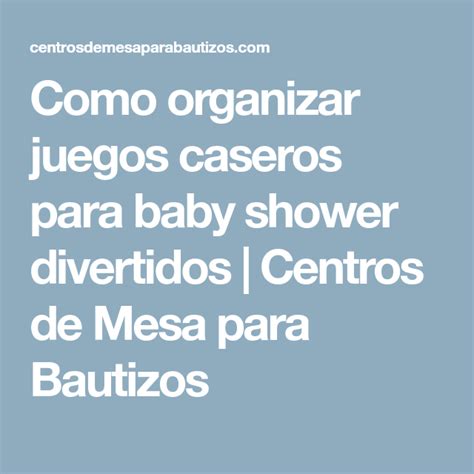 Es un juego de baby shower grupal y divertido, donde cada persona demostrará quién es más rápido 30 ideas originales para anunciar un embarazo. Como organizar juegos caseros para baby shower divertidos | Juegos caseros, Baby shower y Como ...