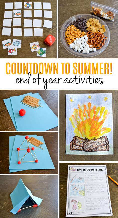 You can have kids draw these themselves or buy a printable version at the link below. Countdown to Summer! End of Year Activities - Susan Jones
