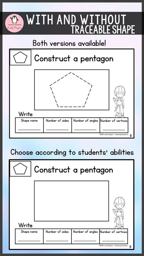 Composing 2d Shapes Printable Workbook Foldable Drawing Activity