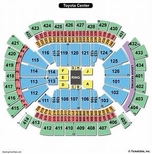 Toyota Center Seating Chart Seating Charts Tickets