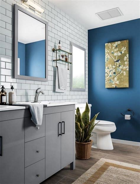Grey Blue Bathroom Paint Colors Jordansway Charities